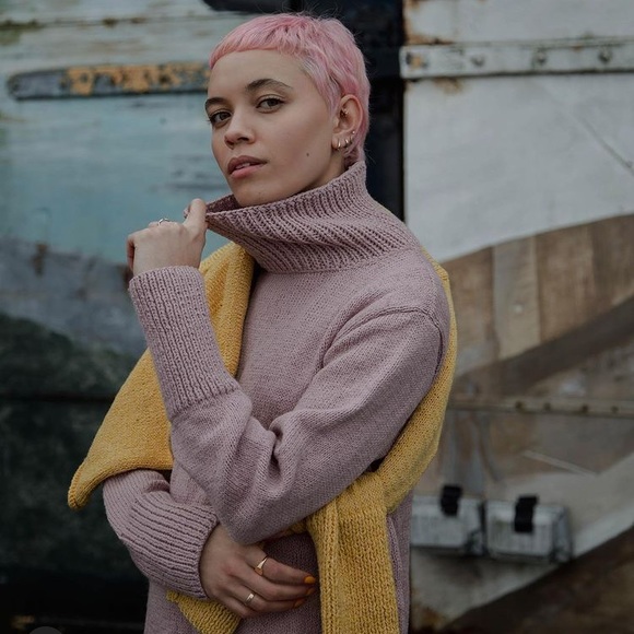 Jaggery London wool/cotton turtleneck - Picture 1 of 8